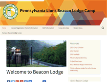 Tablet Screenshot of beaconlodge.com